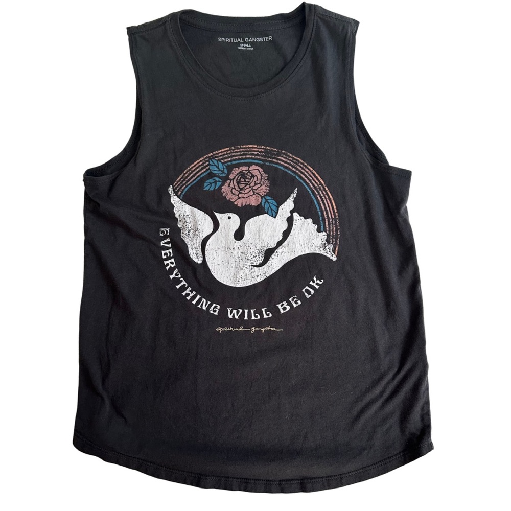 YOGA Spiritual Gangster muscle tee